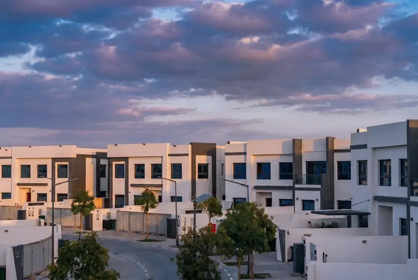 Al Dana Villas at dusk
