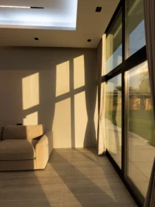 sunlight coming to al ali island living area