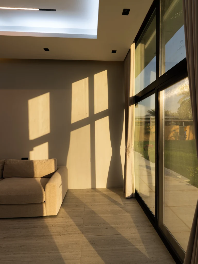 sunlight coming to al ali island living area