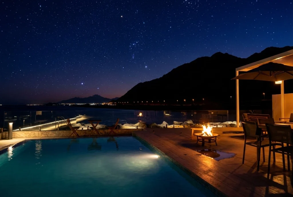 sea breeze villa night sky view