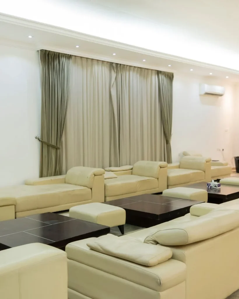 guests lobby at greenland farm