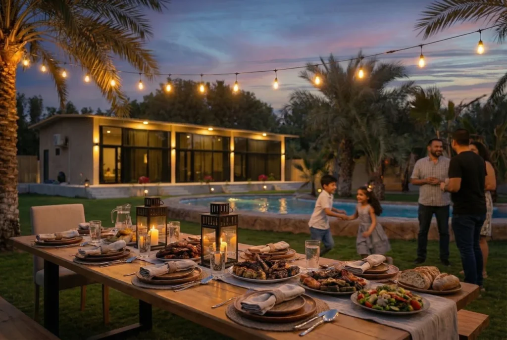 al-ali-island-evening-family-dinner